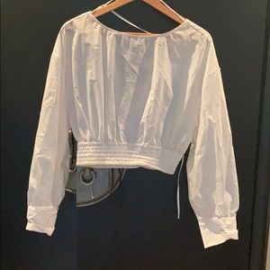 White criss-cross back